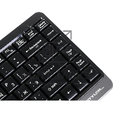Клавиатура проводная A4Tech Fstyler FK11 USB серый/черный