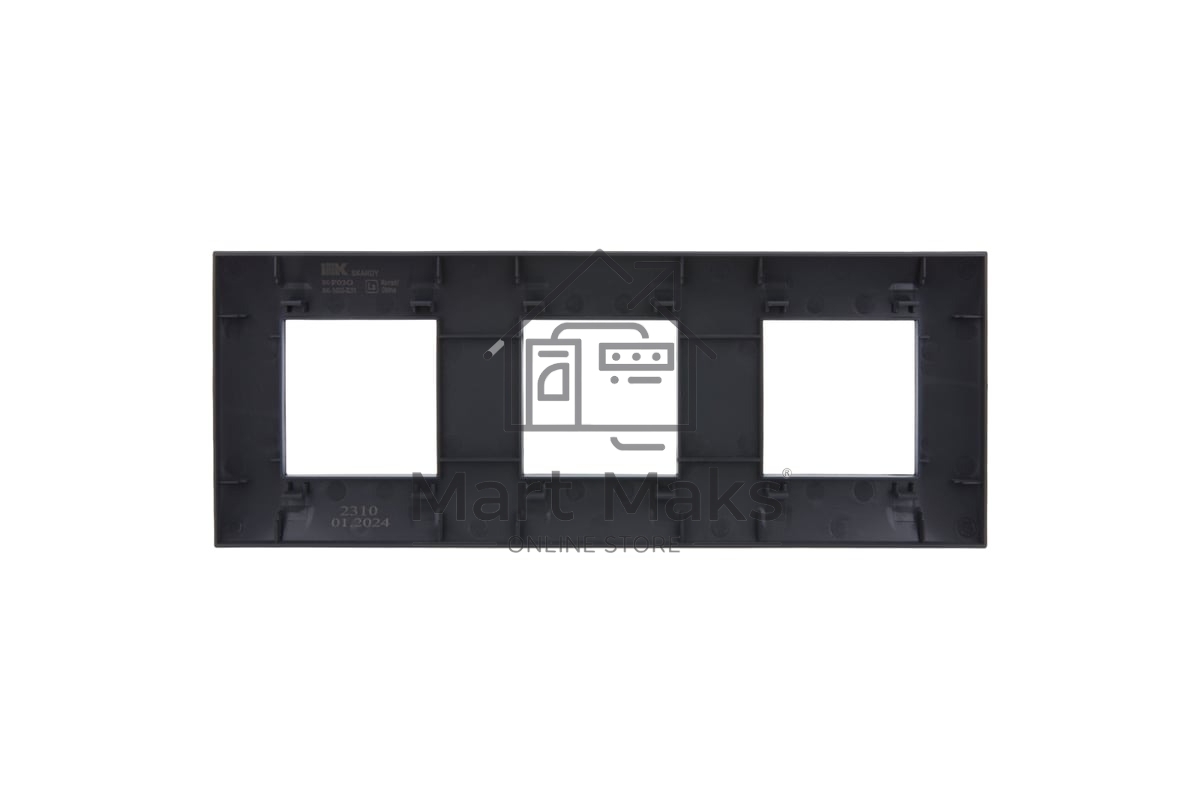 Рамка 3-м IEK SKANDY SK-F03G графит SK-M32-K53