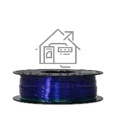 Филамент Crown Micro CM-FILPLASD011PG PLA Silk двойной 1.75 1кг пурпурный-зелёный