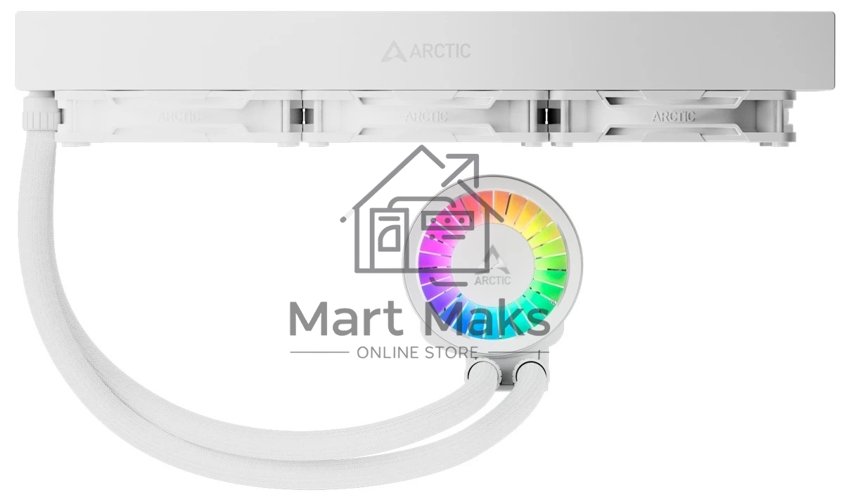 Система жидкостного охлаждения Arctic Cooling Liquid Freezer III Pro 360 ARGB Whte ACFRE00188A белый 120мм алюминий+медь 2500rpm 31db 4-pin