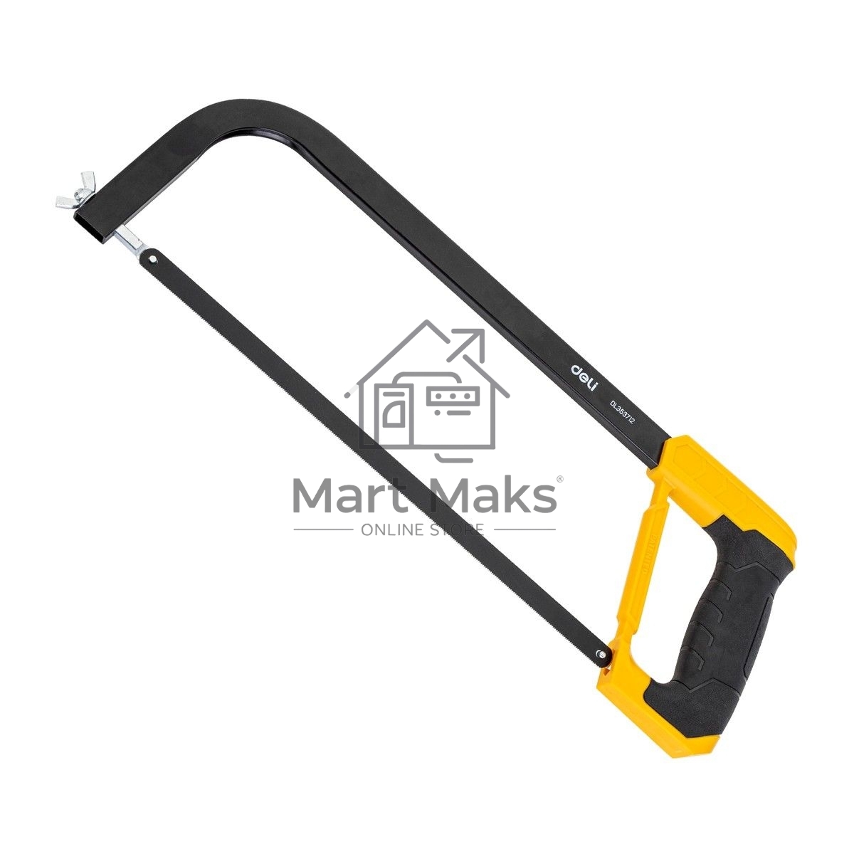 Ножовка по металлу Deli DL353712 300мм Режущая кромка Cr-V с высокочастотной термообработкой. Двухкомпонентная ручка.