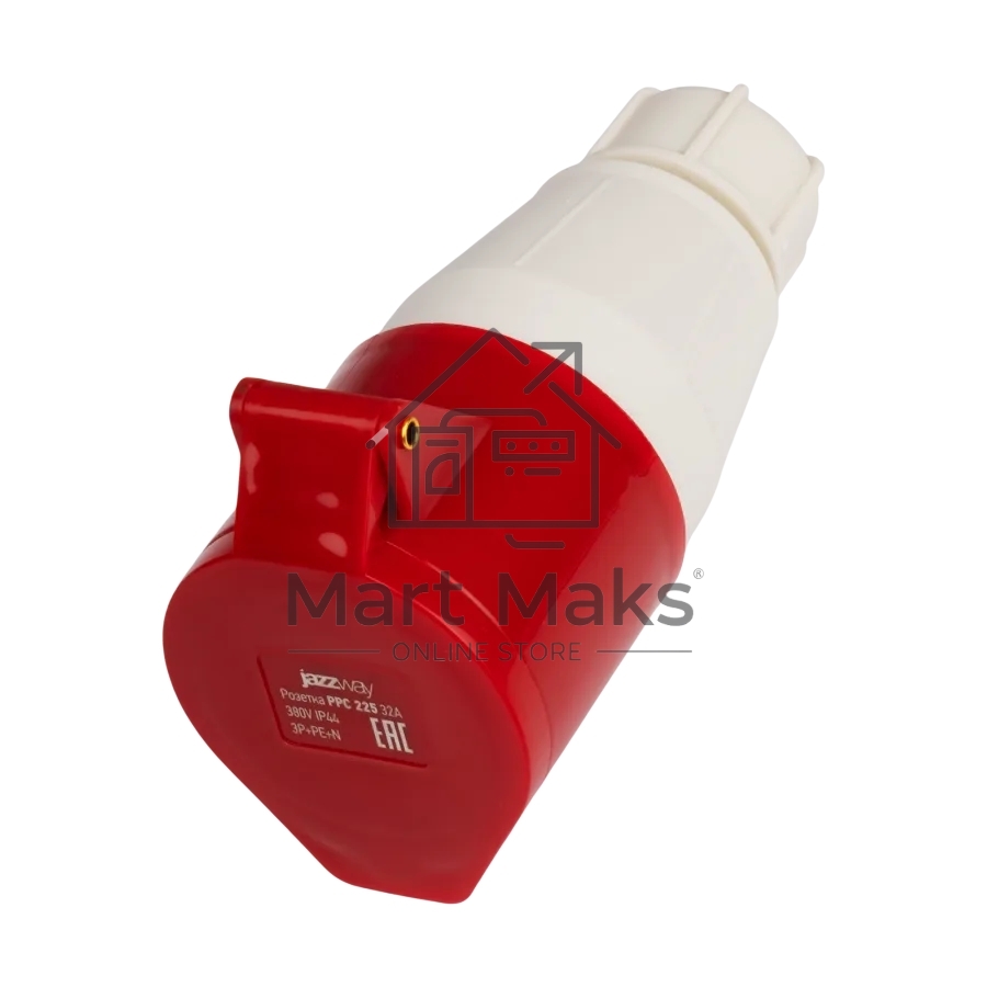 Розетка переносная PPC 225 3P+PE+N 32А 380В IP44 Jazzway