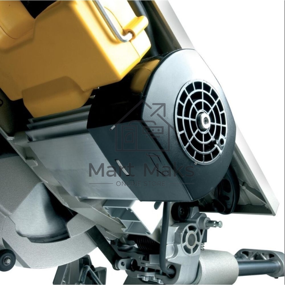 Торцовочная пила DeWalt D27111-QS 1500 Вт, 3000 об/мин, диск 305х30 мм, наклон 45°, угол поворота право/лево 60/50°, шт
