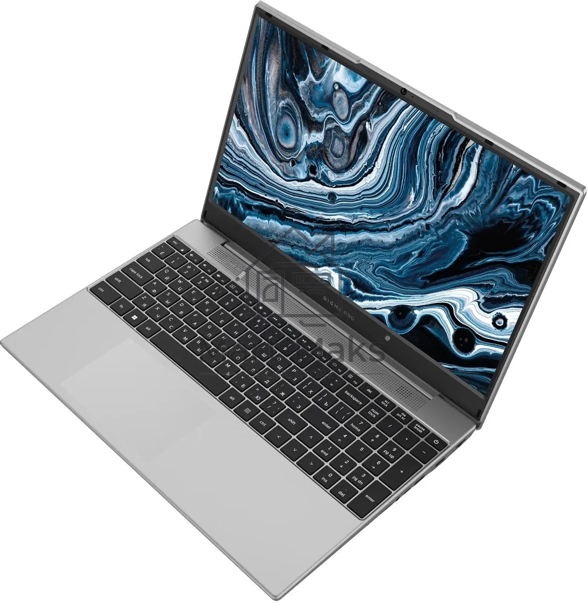 Ноутбук Digma Pro Breve серебристый DN15R5-ADXW09 Ryzen 5 7430U 16Gb SSD512Gb AMD Radeon 15.6