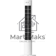 Вентилятор Xiaomi Smart Tower Fan 2 белый, напольный, 24 Вт, 4 скорости, 29 см