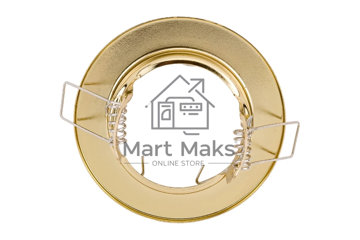 Светильник Feron ИВО-50w 12в G5.3 золото