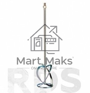 Насадка для миксера Сибртех, для тяжелых растворов,120 х 590 мм, оцинкованная,хвостовик резьба М14