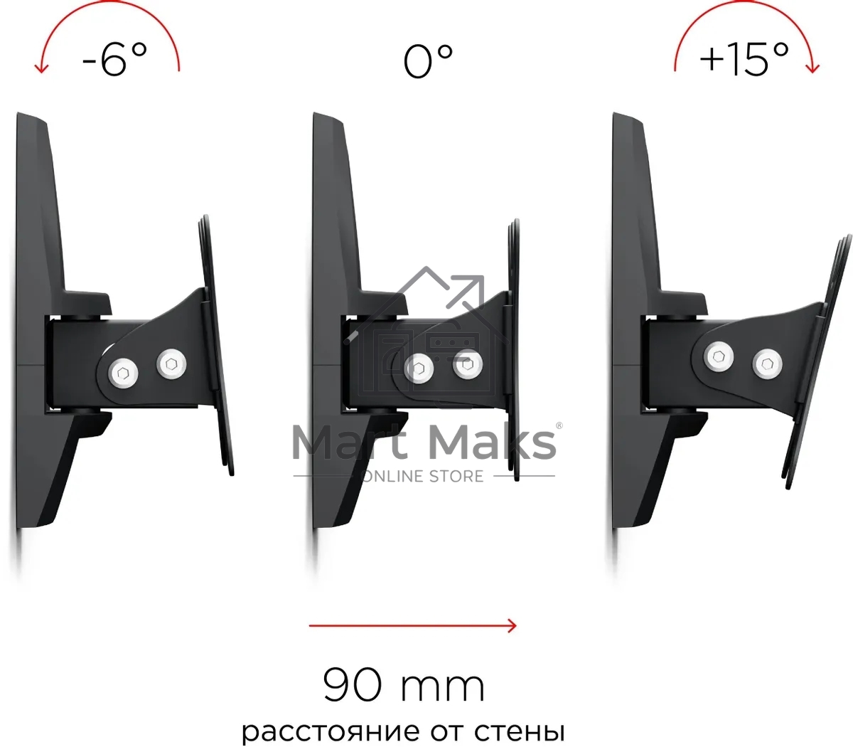 Кронштейн для телевизора Holder LCDS-5003 металлик 10