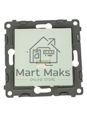 Розетка компьютерная 1-м TOKOV ELECTRIC СП Pixel RJ45 кат.5E механизм перламутр.