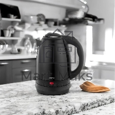 Чайник электрический Centek CT-1068 черный, 2.0 л, 2000 Вт, скрытый нагревательный элемент