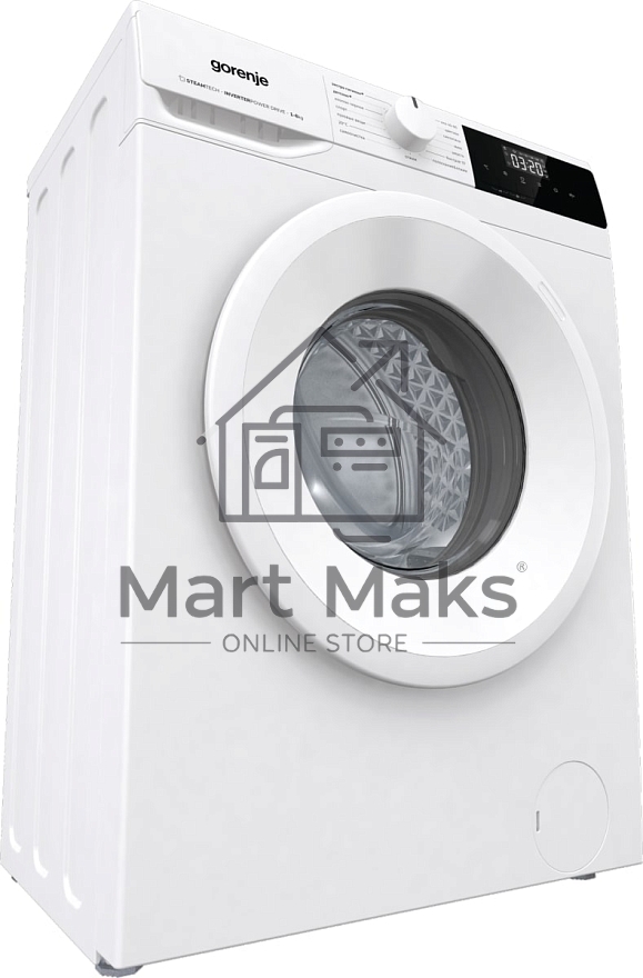 Стиральная машина Gorenje W1NHPI60SCS белый, загрузка фронтальная 6 кг, 1000 об/мин., класс: А