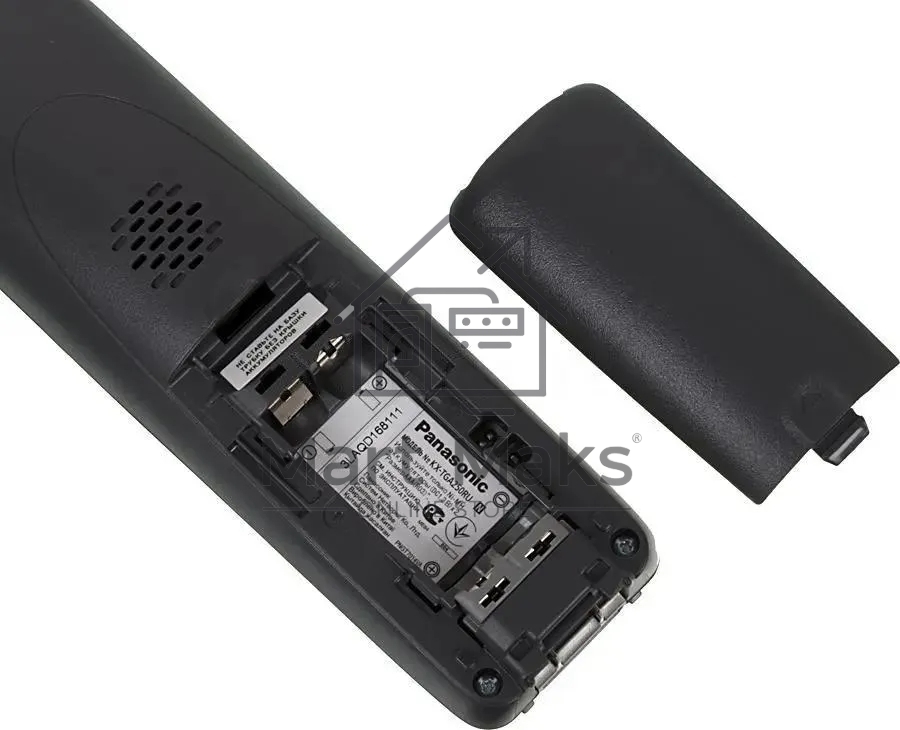 Телефон Panasonic KX-TG2511RUN (платиновый) АОН, Caller ID,спикерфон на трубке,переход в Эко режим одним нажатием