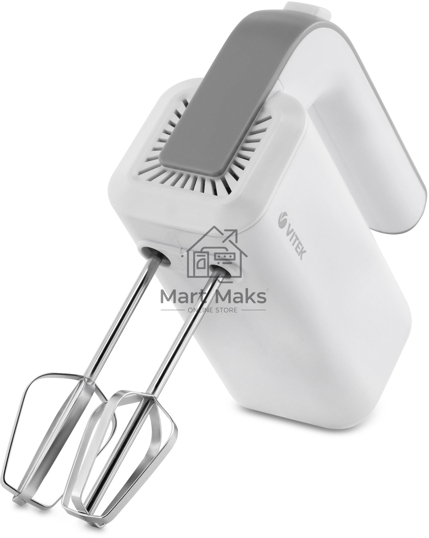 Миксер ручной Vitek VT-1420 400Вт белый/серебристый