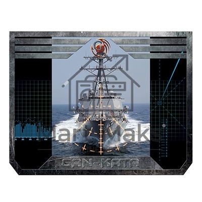 Коврик Dialog Gan-Kata PGK-07 warship - игровая поверхность для мыши c цветным рисунком