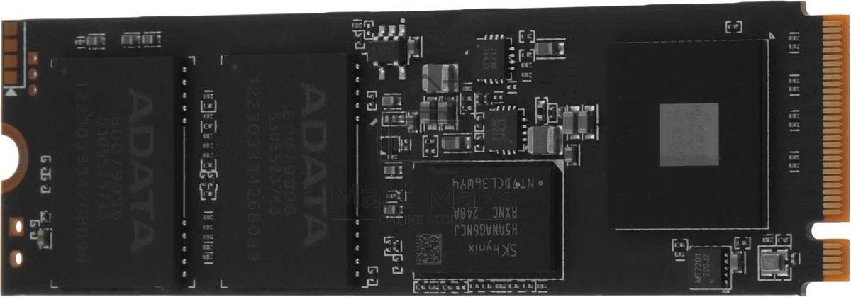 Накопитель SSD ADATA XPG BLADE S70, 4Tb, PCIe 4.0 x4, M.2 2280, NVMe, R/W 7400/6600, с радиатором