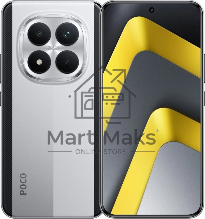 Смартфон Poco M8 Pro 5G 12/512Gb серебристый