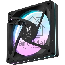 Вентилятор корпусной Formula Floe SE 12BK ARPW Reverse ARGB, 120 мм, 1500 об/мин, 27.5 дБ, 4-pin PWM, ARGB, реверсный