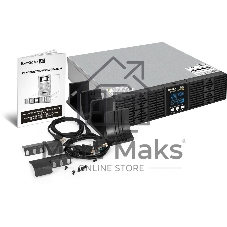 Источник бесперебойного питания ExeGate PowerExpert ULS-575-10kVA.LCD.AVR.T.USB.RS232.SNMP.2U / 10000 ВА / 10000 Вт / клеммная колодка