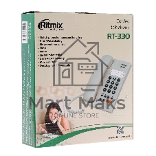 Телефон проводной Ritmix RT-330 белый