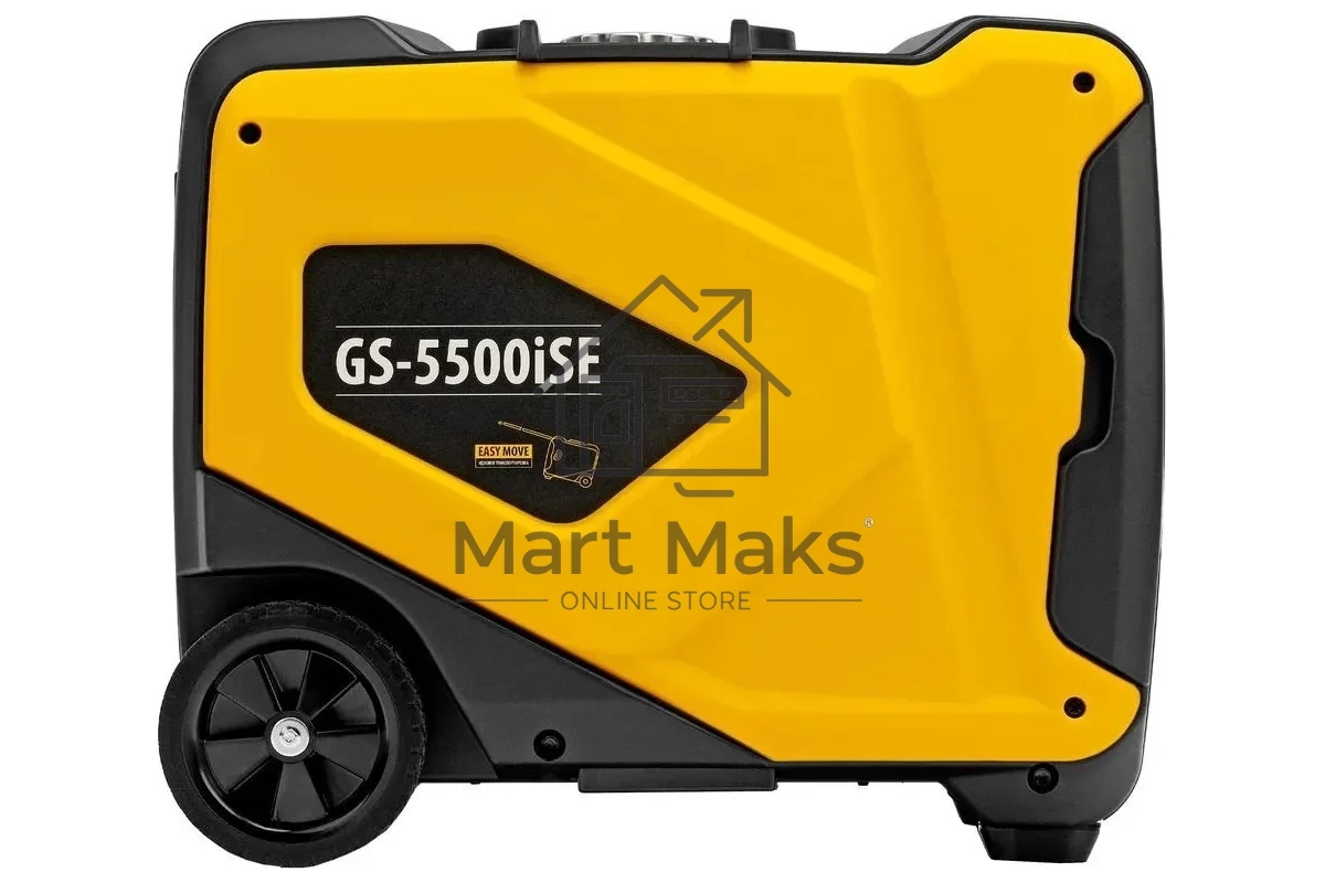 Электрогенератор бензиновый инверторный Denzel GS-5500iSE, 5.5 кВт, 78 дБ, 47 кг