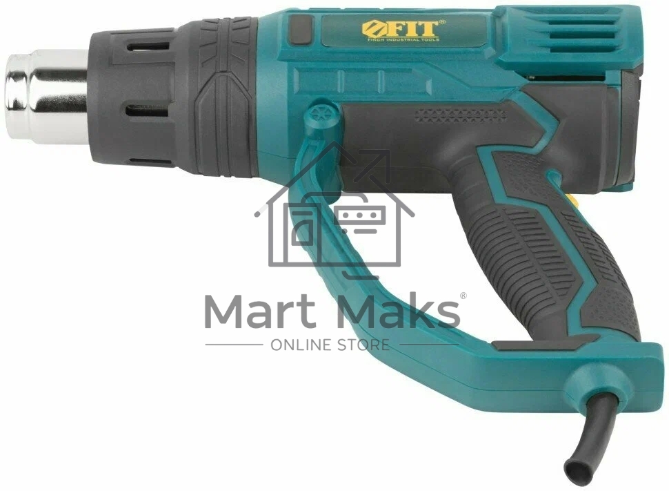Фен технический FIT HG-2003 2000 Вт, 350/600 °C, 300/500 л/мин, рез. накл., коробка