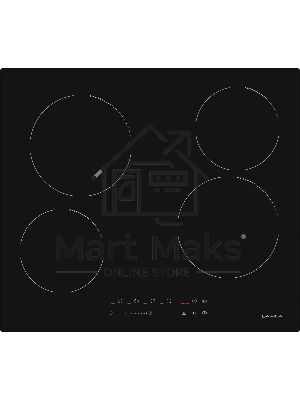 Электрическая варочная панель Darina 6P E323 B, Hi-Light, независимая, черный
