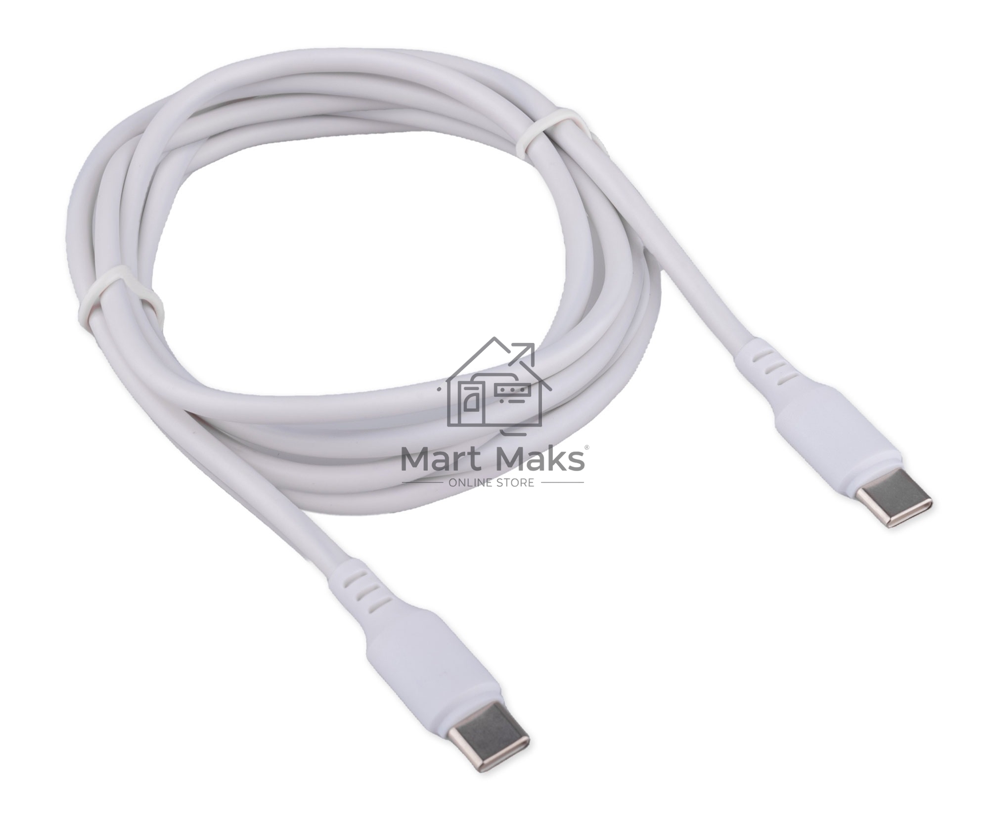Кабель USB2.0 Cablexpert CC-USB2-CMCM-100-1.8M-W, Type-C/Type-C, 5A, 100Вт, PD/QC3.0, медь, 1.8м, белый, пакет