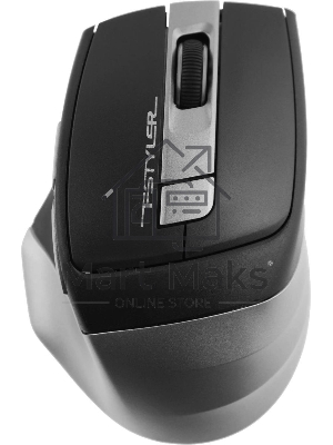 Мышь беспроводная A4Tech Fstyler FG35 серый/черный, 2000 dpi, радиоканал, USB, кнопки - 6