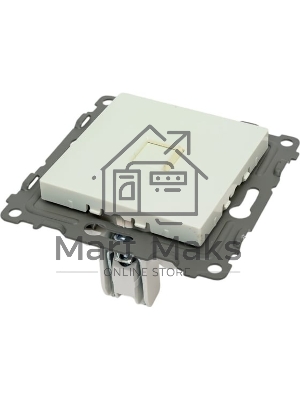 Розетка компьютерная 1-м TOKOV ELECTRIC СП Pixel RJ45 кат.5E механизм перламутр.