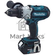 Дрель Makita DDF451RFE аккумуляторная DDF451RFE 18В,2х3Ач Li-ion,БЗП-13мм,0-300\600\1700об\м,80\40Нм,2.1кг,чем