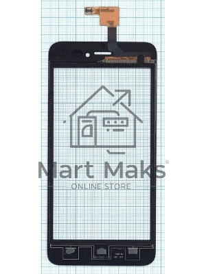 Сенсорное стекло (тачскрин) для Explay Craft, черное