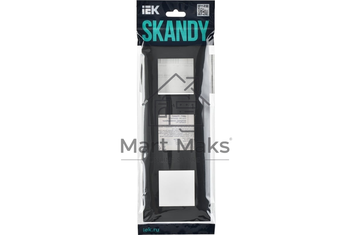 Рамка 3-м IEK SKANDY SK-F03G графит SK-M32-K53