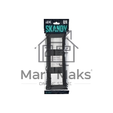 Рамка 3-м IEK SKANDY SK-F03G графит SK-M32-K53