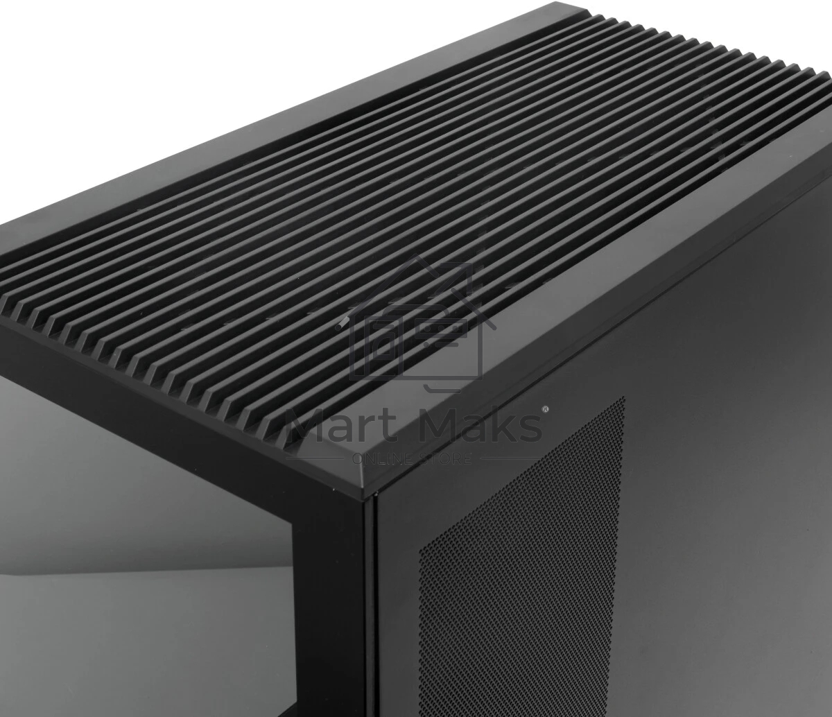 Компьютерный корпус без блока питания HSPD F711-TGbK, Panoramic Full Tower, Black, TG, 0.7 SPCC, no fans ATX, mATX, mITX 190/420/280мм 2x2.5