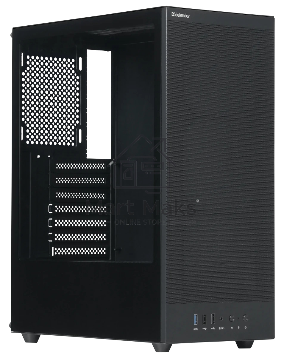 Компьютерный корпус Defender RaptorX черный, ATX, USB3.0, w/o fans