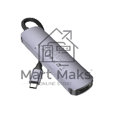 Док-станция Hoco HB28, USB Type-C, USB 3.0/PD100W/SD/TF/USB 2.0/HDMI, USB Type-C