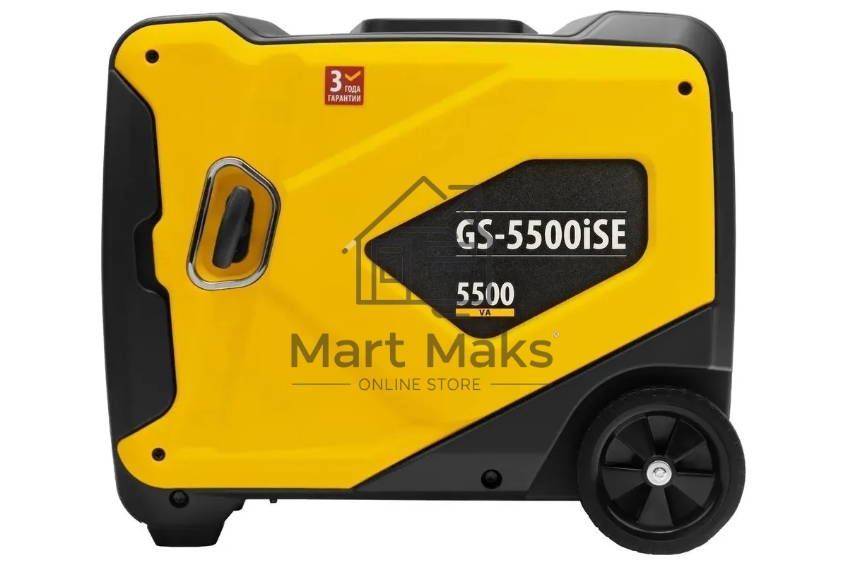 Электрогенератор бензиновый инверторный Denzel GS-5500iSE, 5.5 кВт, 78 дБ, 47 кг