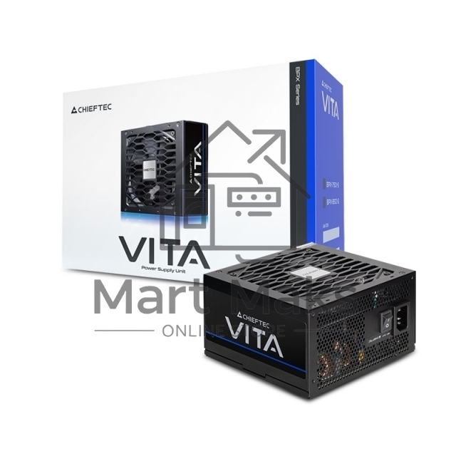 Блок питания, Chieftec, Vita BPX-850S, 850Вт, 80 PLUS Bronze, 120мм, черный
