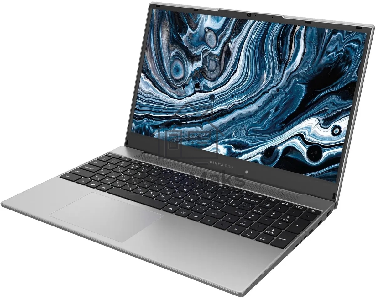 Ноутбук Digma Pro Breve серебристый DN15R5-ADXW09 Ryzen 5 7430U 16Gb SSD512Gb AMD Radeon 15.6