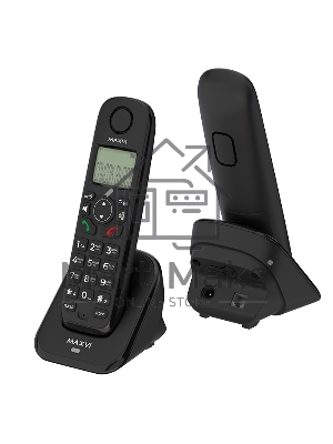 Радиотелефон Dect Maxvi GA-01 черный