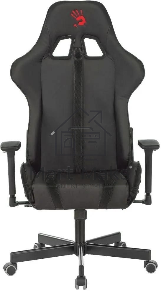 Кресло игровое A4Tech Bloody GC-600, черный, эко.кожа, крестовина металл