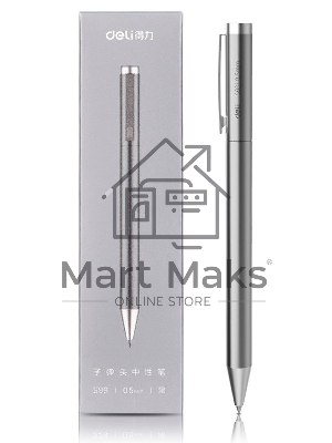 Ручка гелевая автоматическая Deli S99 ассорти, d=0.5мм, черные чернила (1шт)