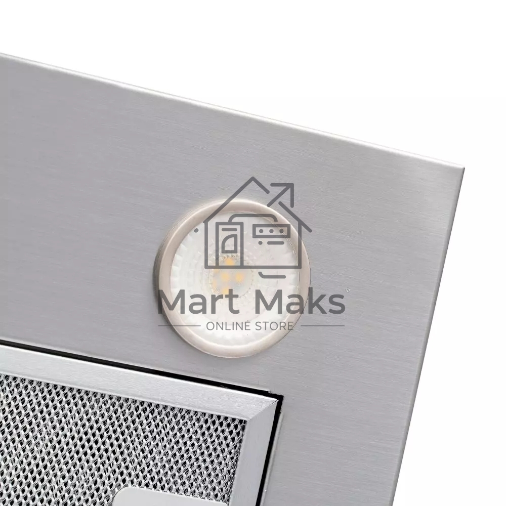 Вытяжка встраиваемая DeLonghi Cosetta 510 IM серебристая, 52.5 см, 1200 куб. м/ч, 66 дБ