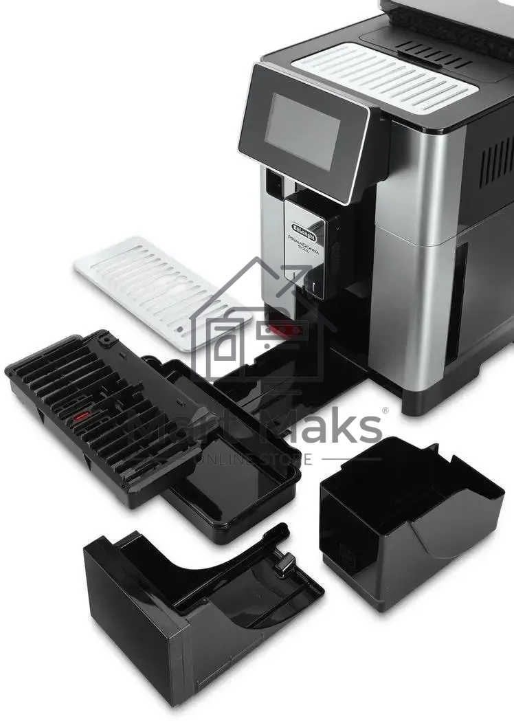 Кофемашина автоматическая DeLonghi ECAM610.55.SB черный/серебристый, исп. кофе - молотый/зерновой, 2.2 л, 1450 Вт, 19 Бар