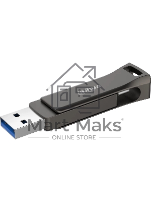 Флешка USB Dahua P629 (DHI-USB-P629-32-32Gb), 32Gb, USB 3.2 Type-A/USB Type-C, R/W 125/100, серый