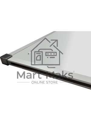 Доска магнитно-маркерная Silwerhof, лак, белый 60x90см, алюминиевая рама