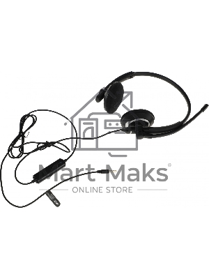 Наушники с микрофоном Acer OHW307 черный 1.8м накладные оголовье (ZL.HDSEE.002)