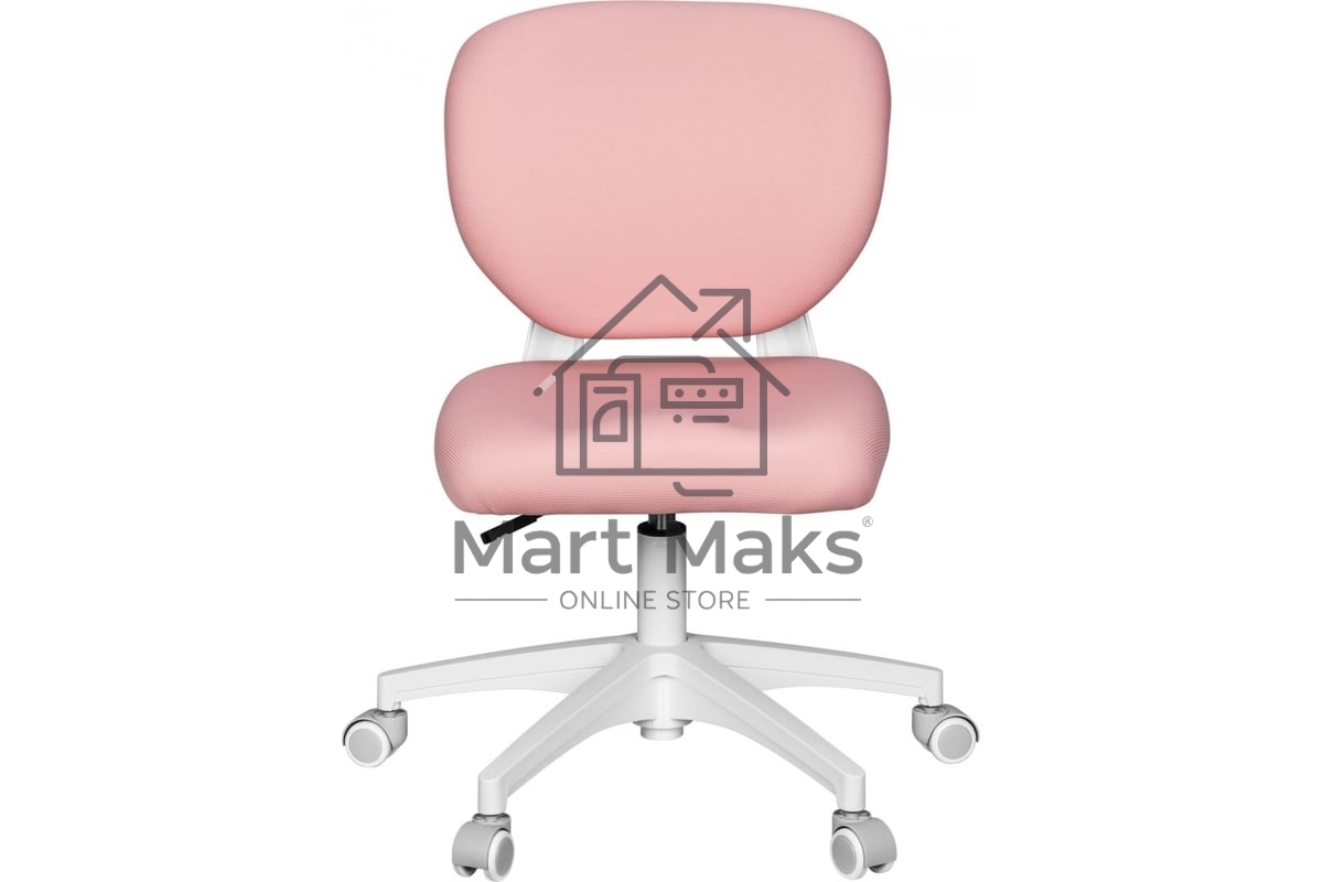 Кресло детское Cactus CS-CHR-3594PK розовый крестов. пластик белый