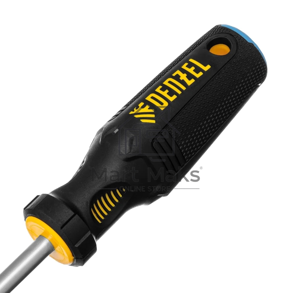 Отвертка Denzel SL8x150 мм, S2, 3к рукоятка