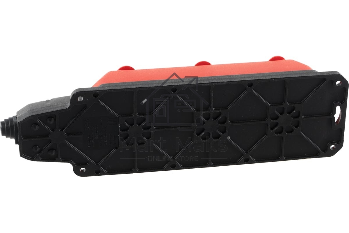 Колодка каучуковая 3-м с заземл. 16А IP44 красн. ЭРА Б0044552